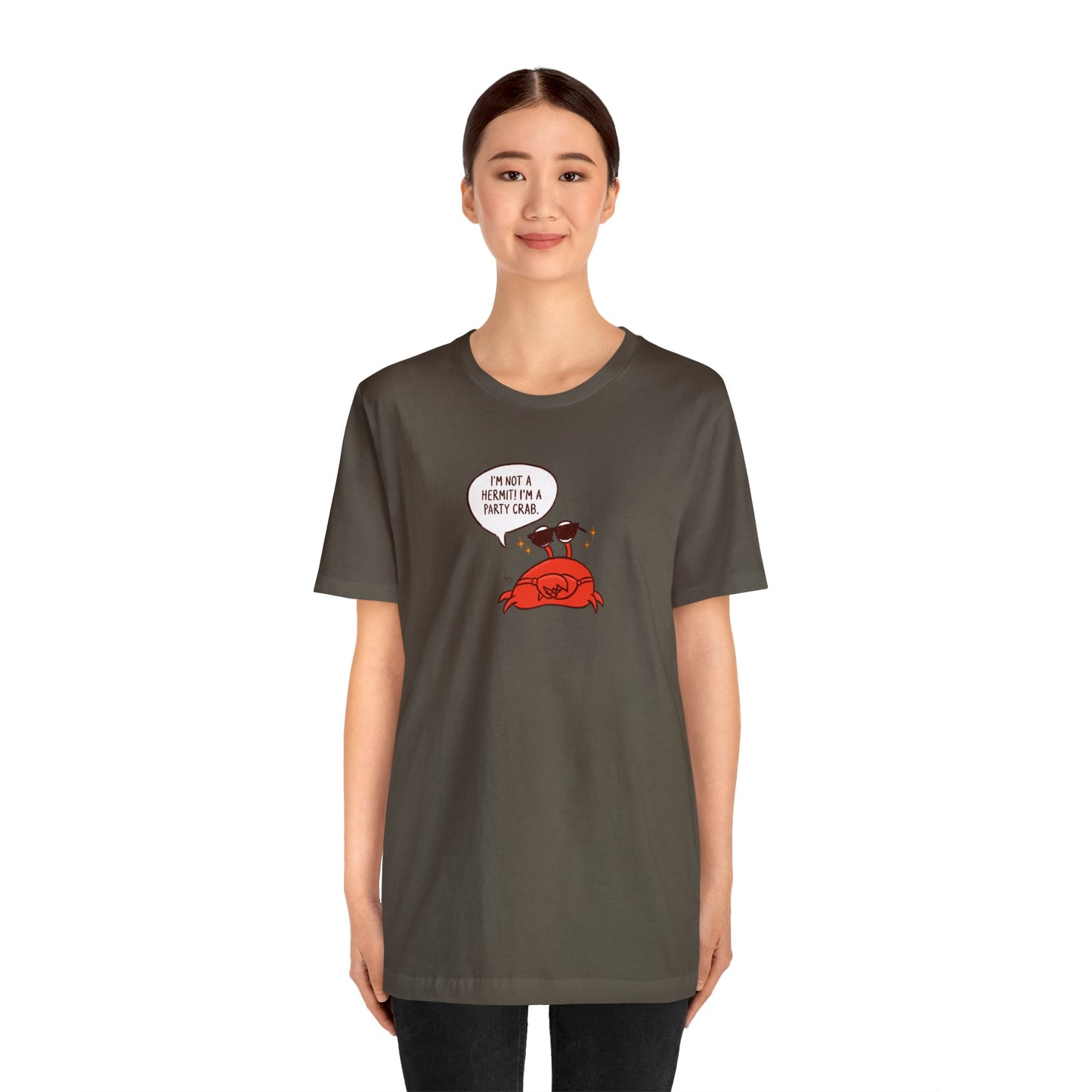 I'm A Party Crab! Crusty the Crab Series Premium Short Sleeve Tee