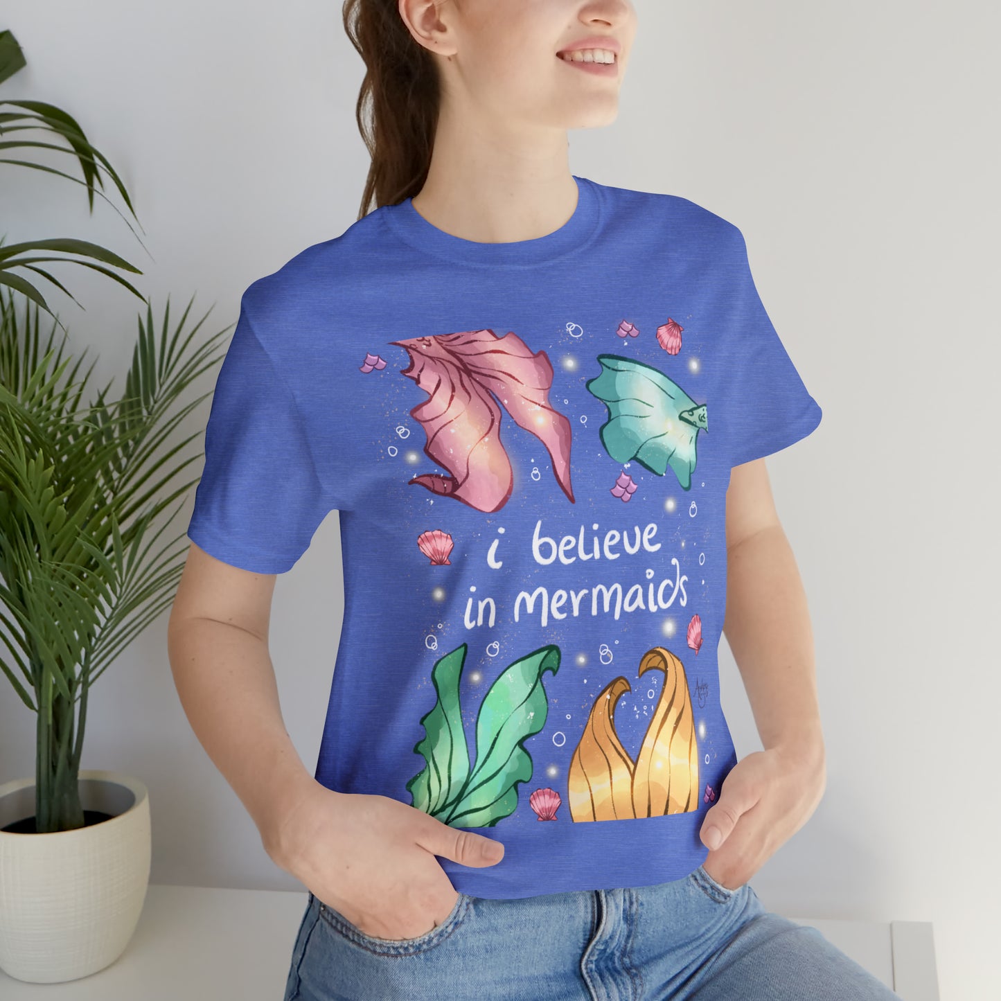 I Believe In Mermaids Premium Short Sleeve Tee