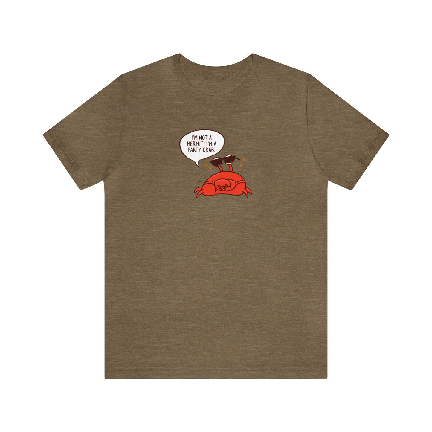 I'm A Party Crab! Crusty the Crab Series Premium Short Sleeve Tee
