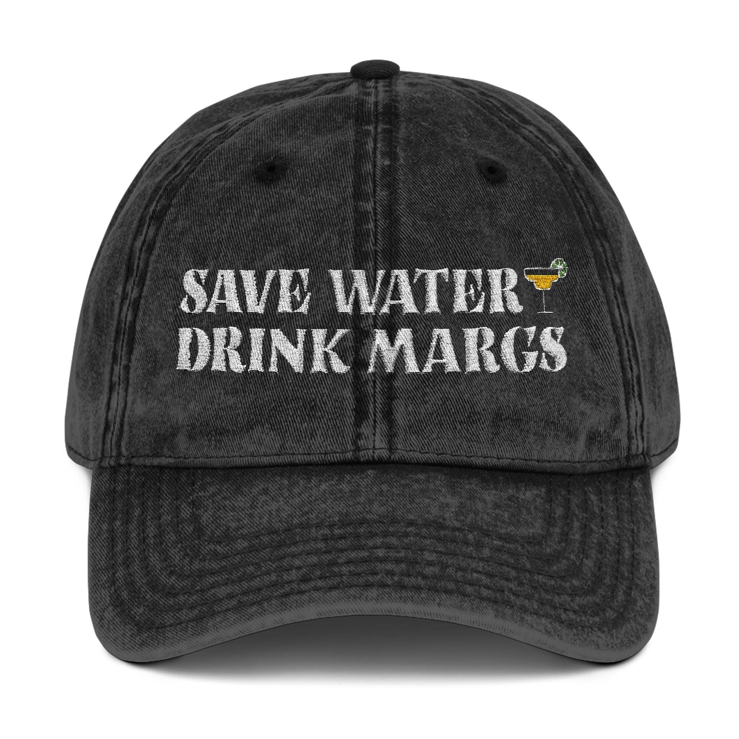Save Water, Drink Margs Vintage Embroidered Hat