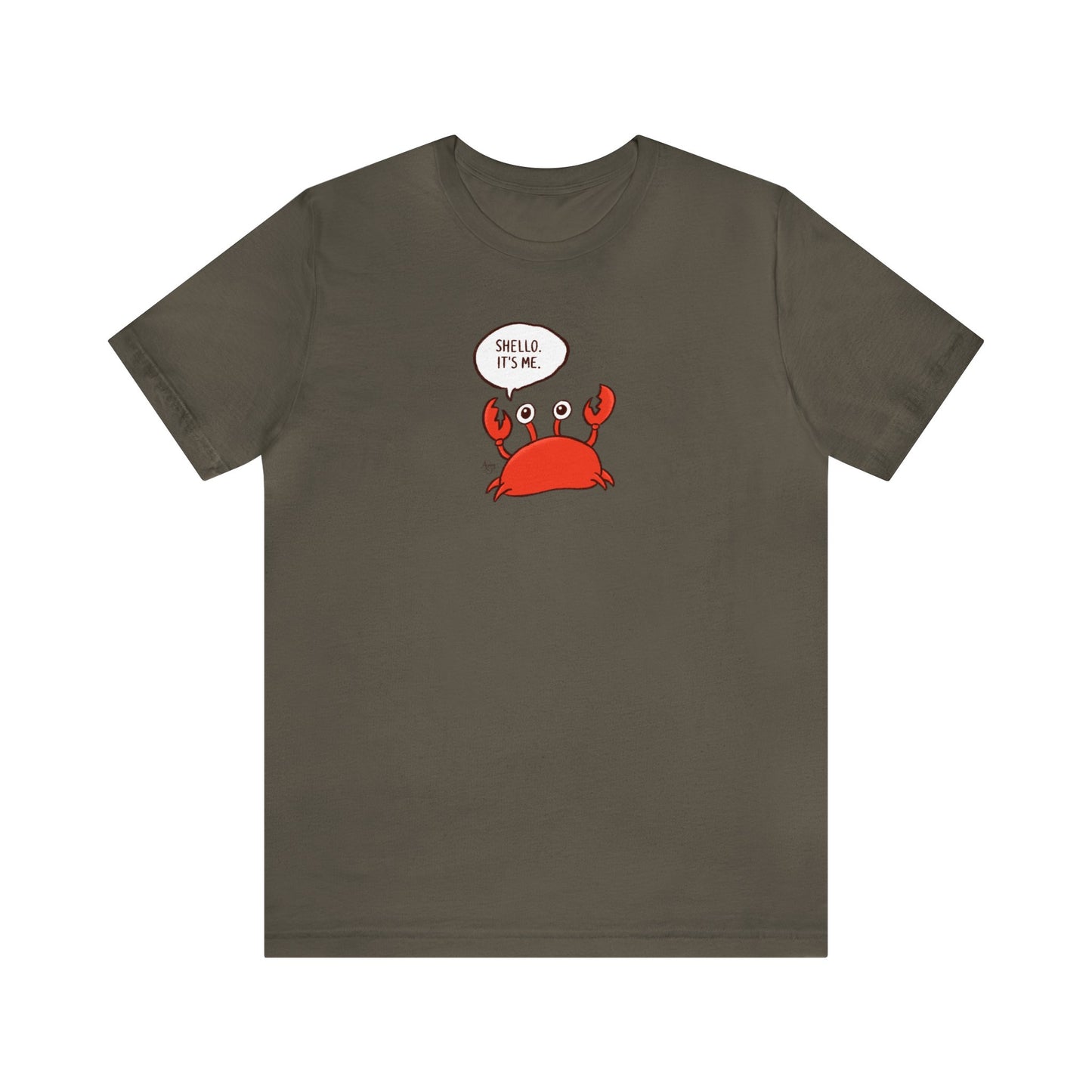 Shello. It's Me! Crusty the Crab Series Premium Short Sleeve Tee