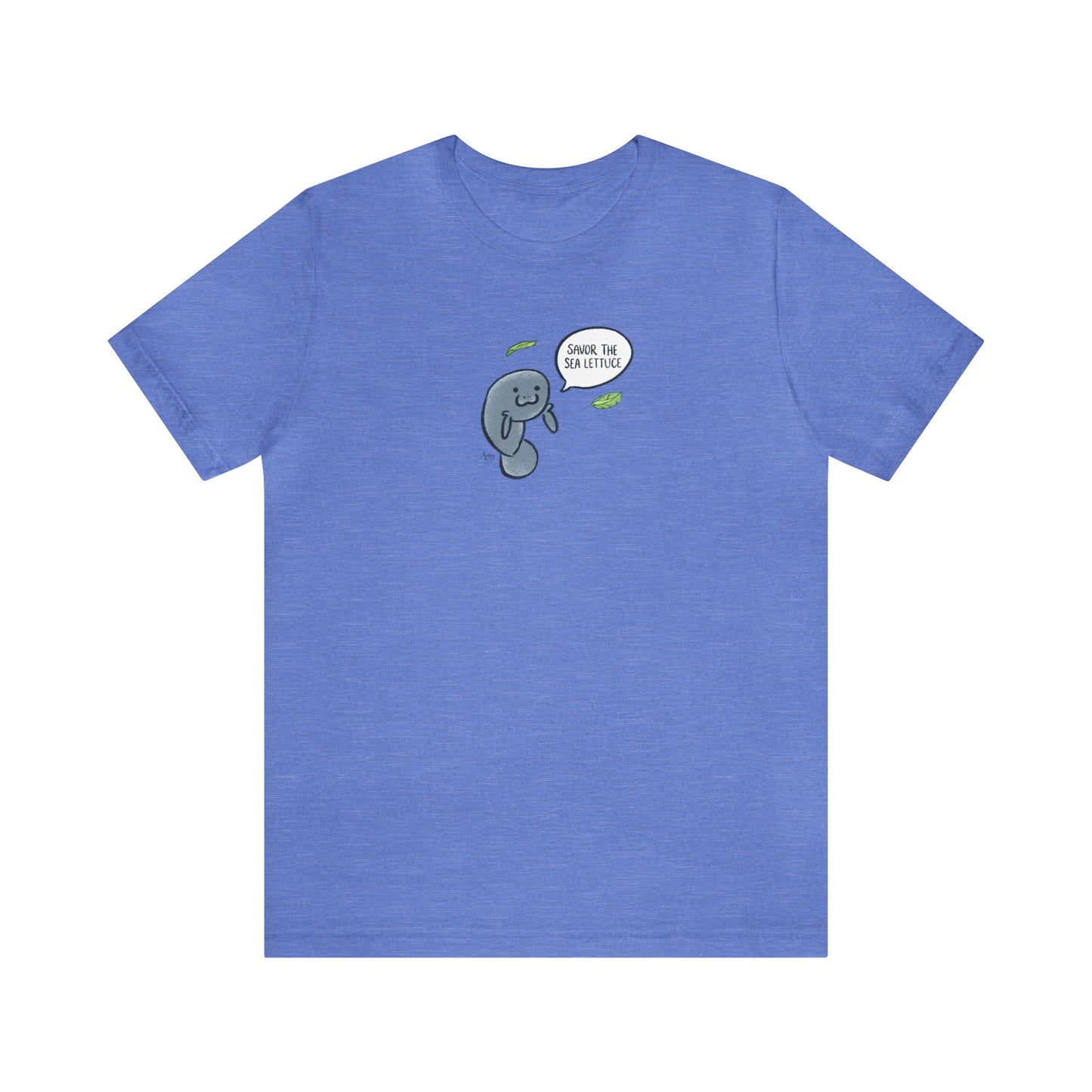 Savor The Sea Lettuce Manatee Premium Short Sleeve Tee