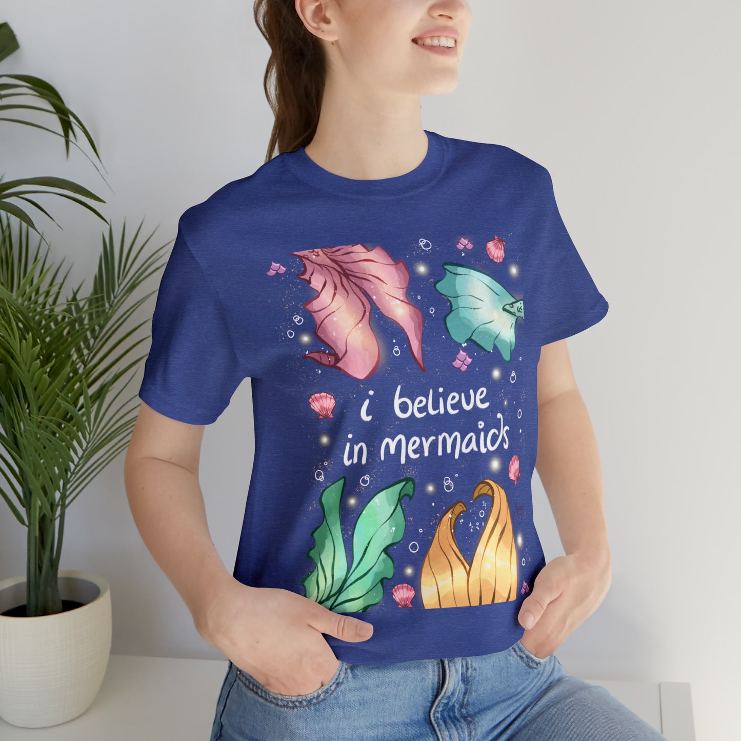 I Believe In Mermaids Premium Short Sleeve Tee