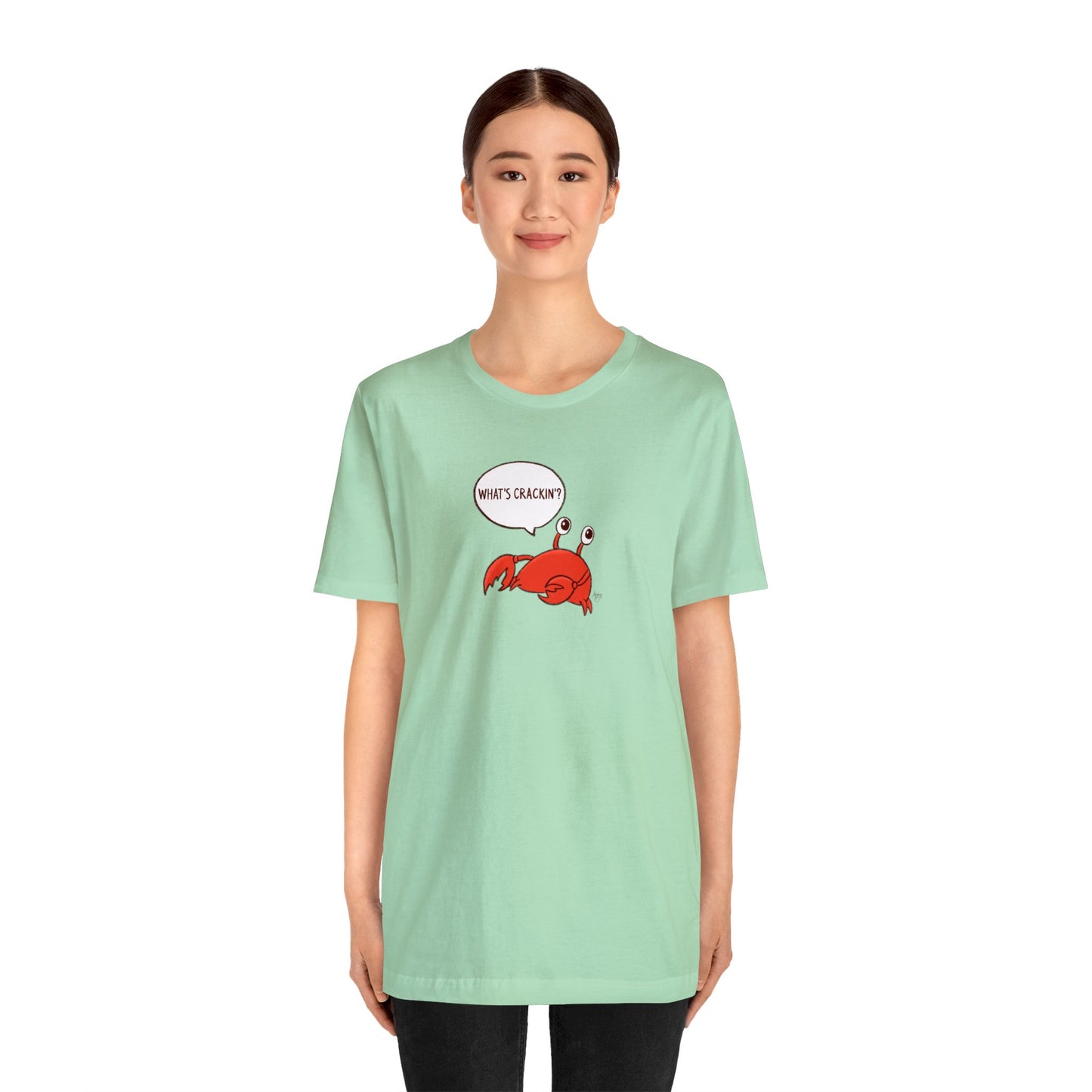 What's Crackin'? Crusty the Crab Series Premium Short Sleeve Tee