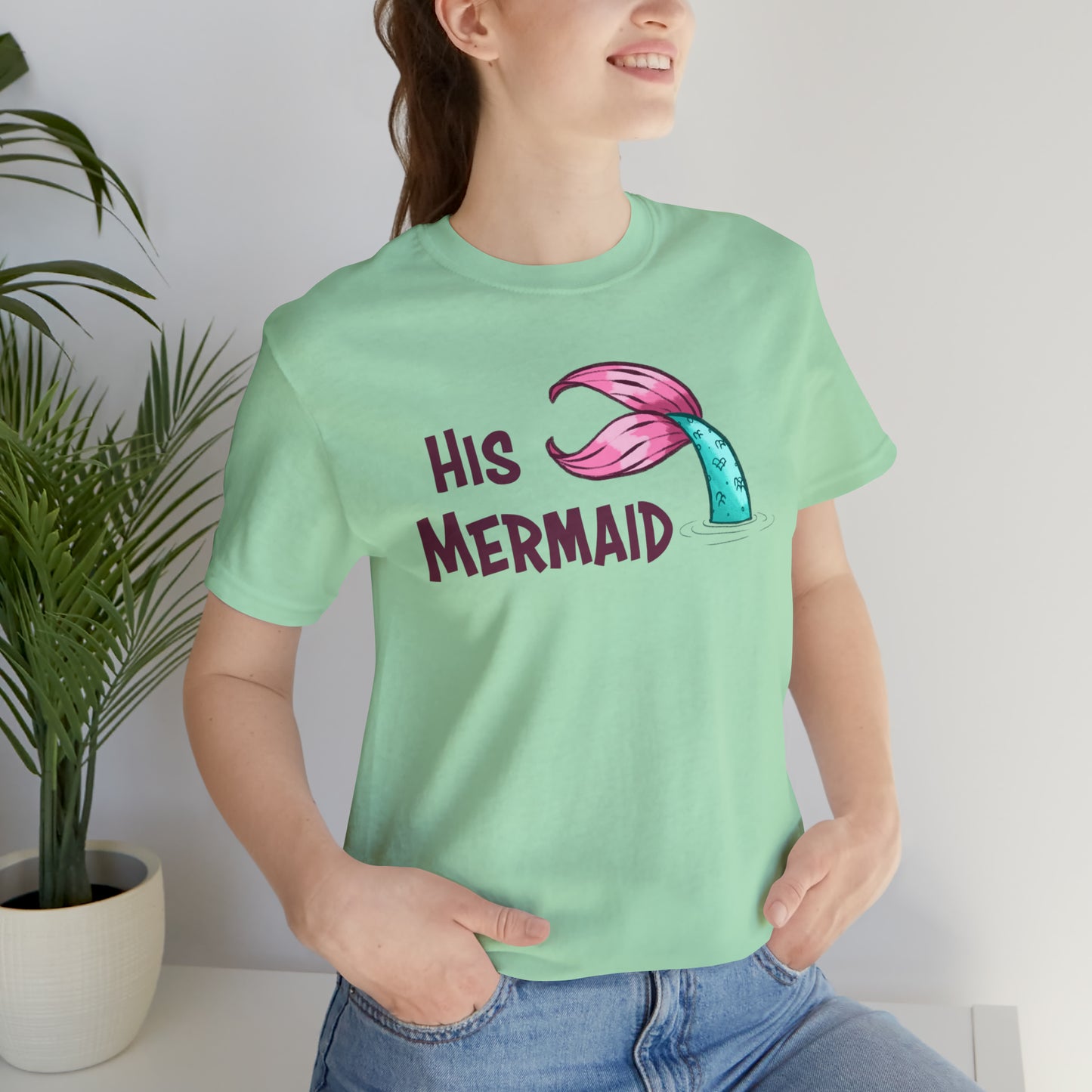 "His Mermaid" Premium Short Sleeve Tee