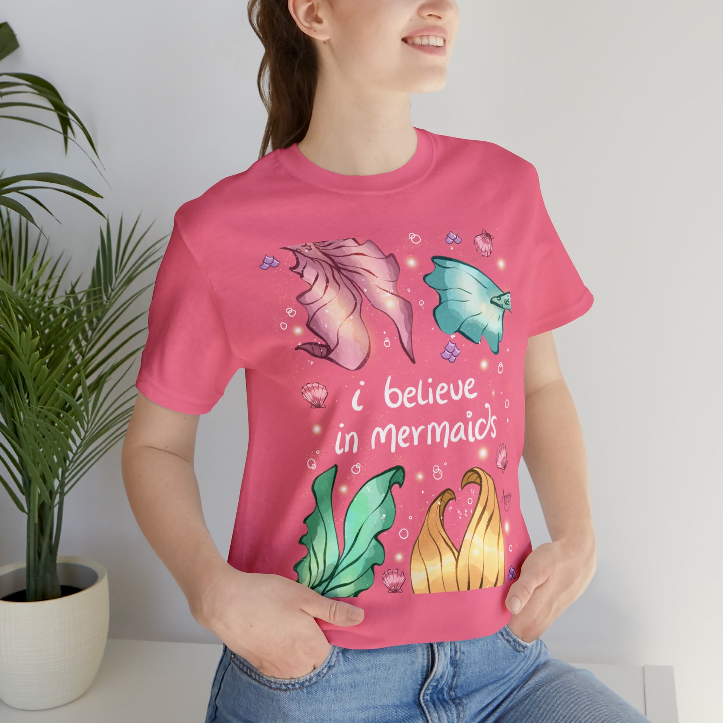 I Believe In Mermaids Premium Short Sleeve Tee
