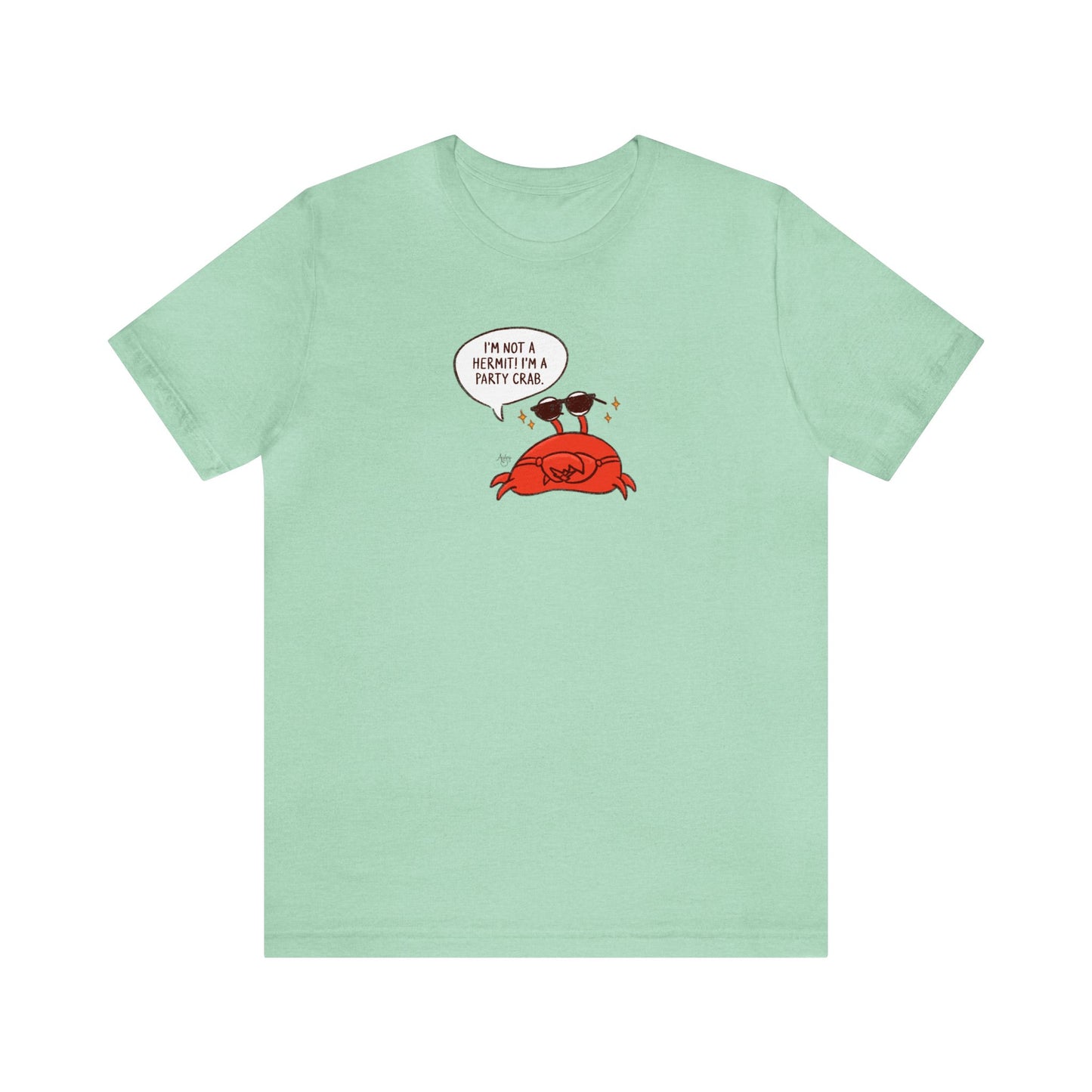 I'm A Party Crab! Crusty the Crab Series Premium Short Sleeve Tee