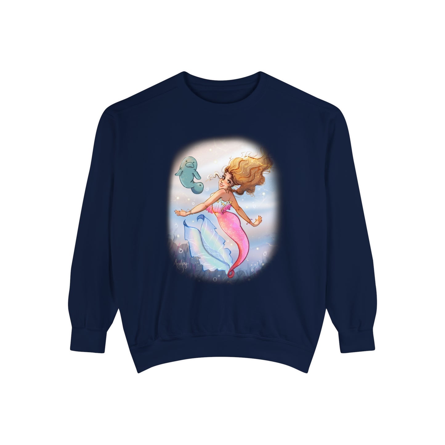 Marina the Mermaid and Lettuce the Manatee Sweatshirt