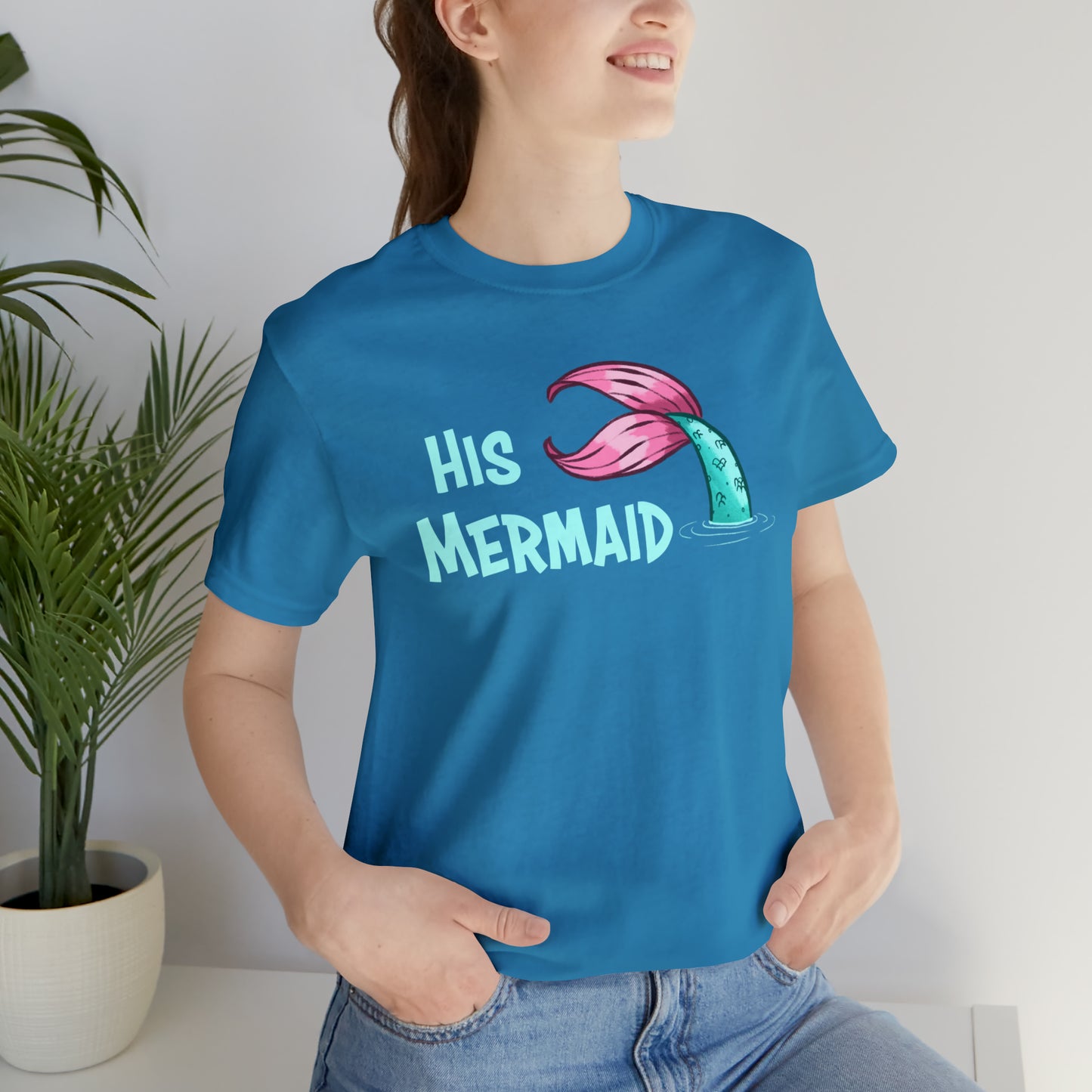 "His Mermaid" Premium Short Sleeve Tee