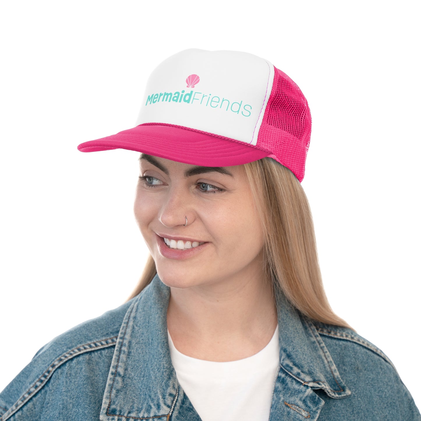 Mermaid Friends Logo Trucker Cap