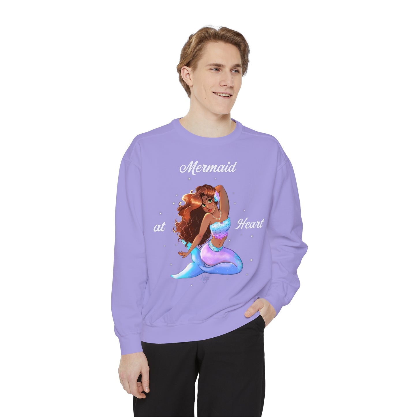 Mermaid at Heart Crewneck Sweatshirt