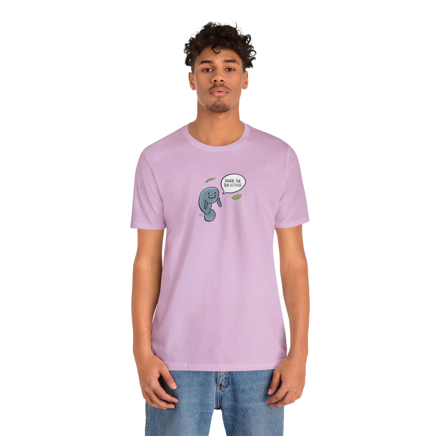 Savor The Sea Lettuce Manatee Premium Short Sleeve Tee