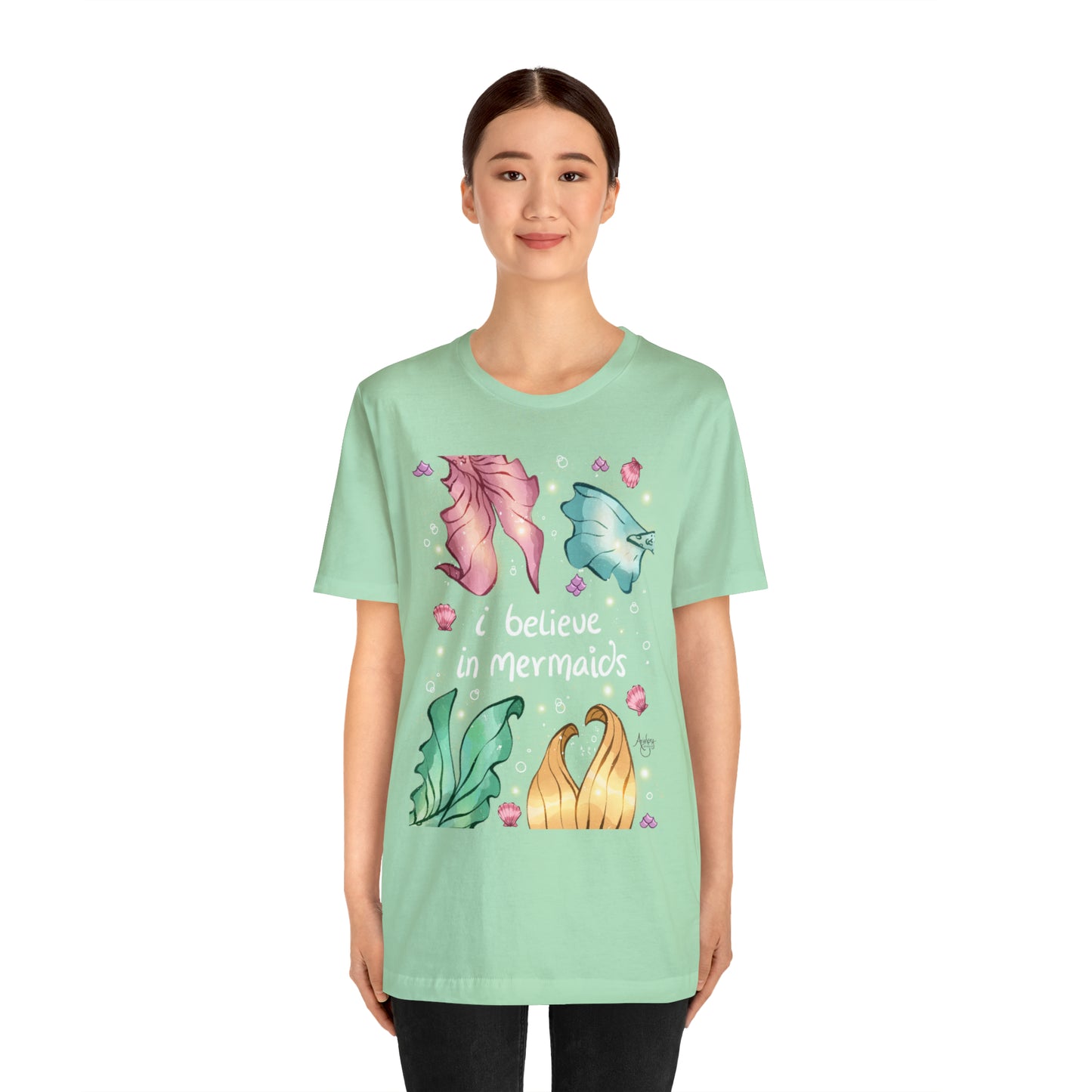 I Believe In Mermaids Premium Short Sleeve Tee