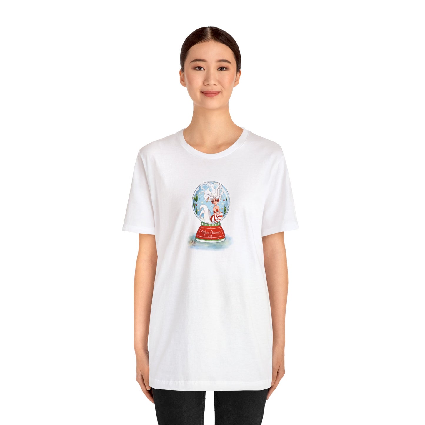 Christmas Mermaid 2023 Premium Short Sleeve Tee