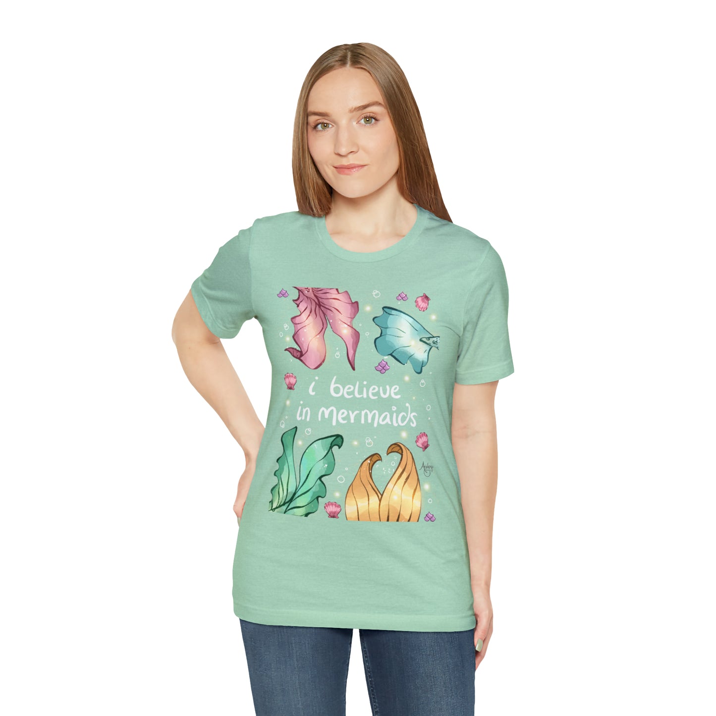 I Believe In Mermaids Premium Short Sleeve Tee