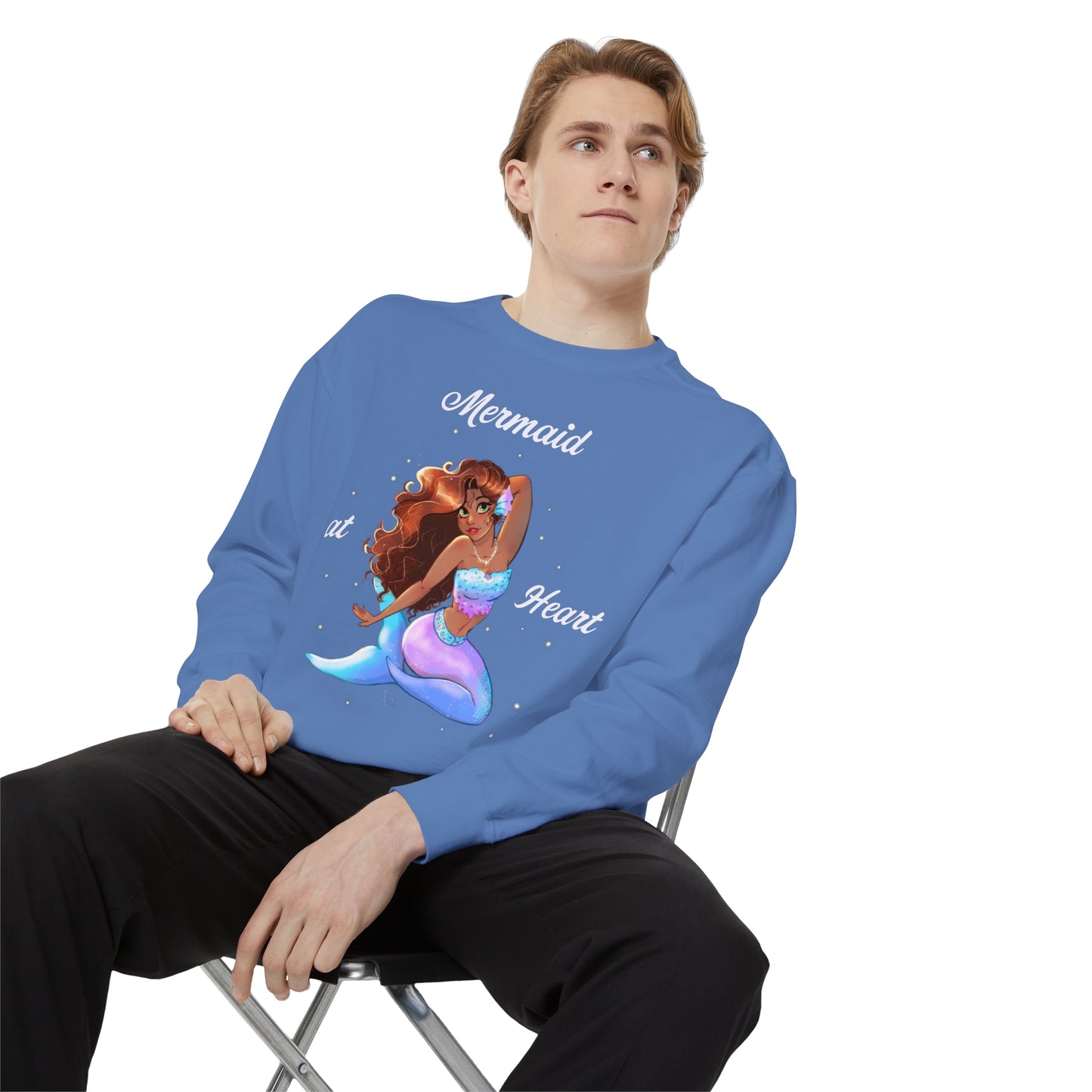 Mermaid at Heart Crewneck Sweatshirt