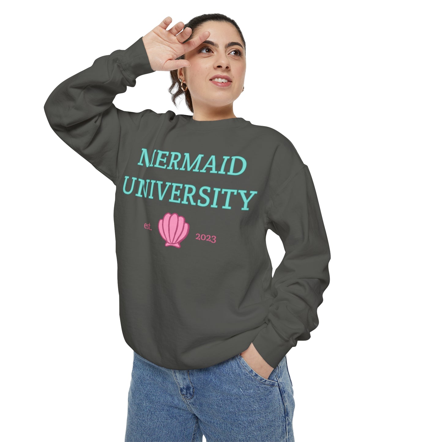 Mermaid University Crewneck Sweatshirt