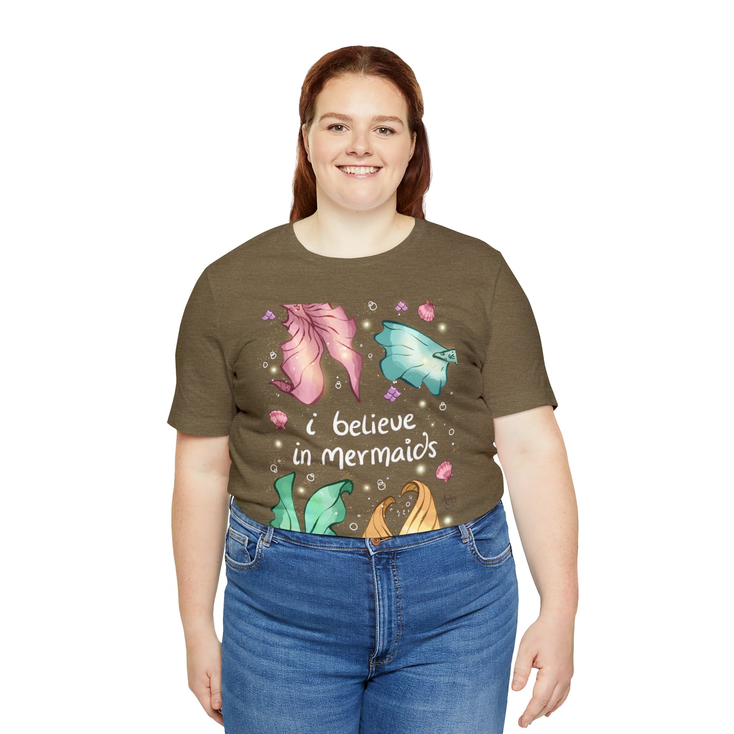 I Believe In Mermaids Premium Short Sleeve Tee