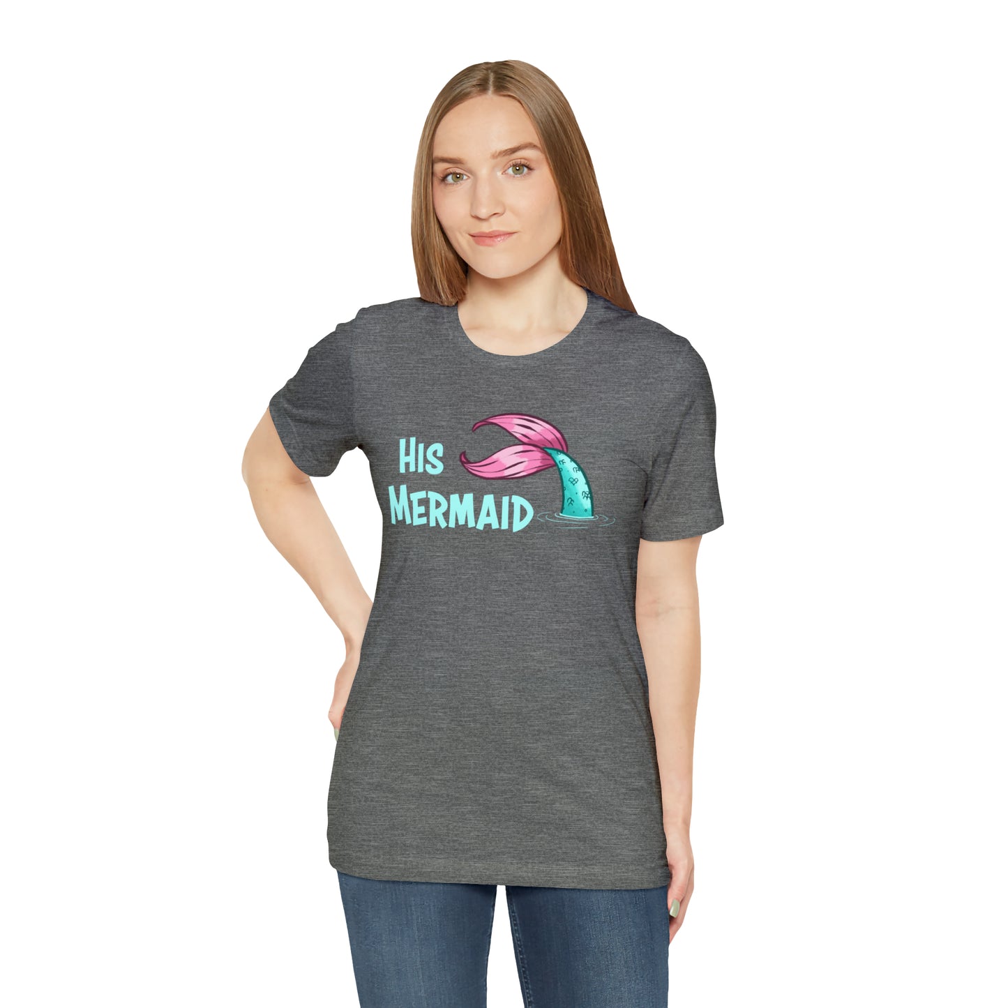 "His Mermaid" Premium Short Sleeve Tee