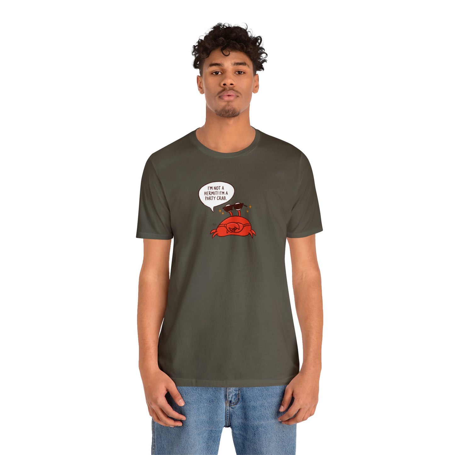 I'm A Party Crab! Crusty the Crab Series Premium Short Sleeve Tee