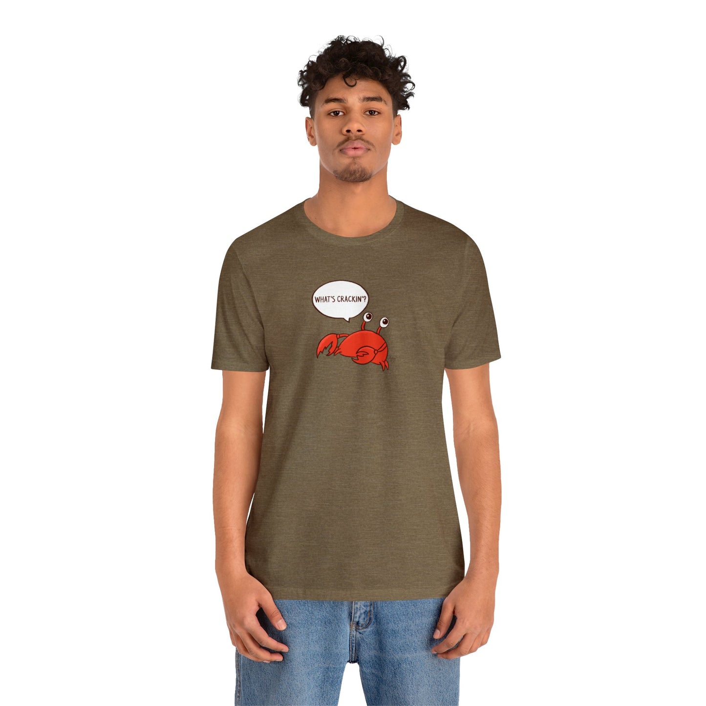 What's Crackin'? Crusty the Crab Series Premium Short Sleeve Tee