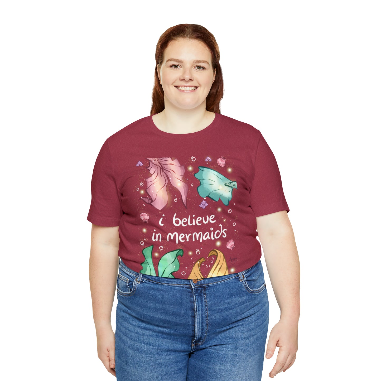 I Believe In Mermaids Premium Short Sleeve Tee