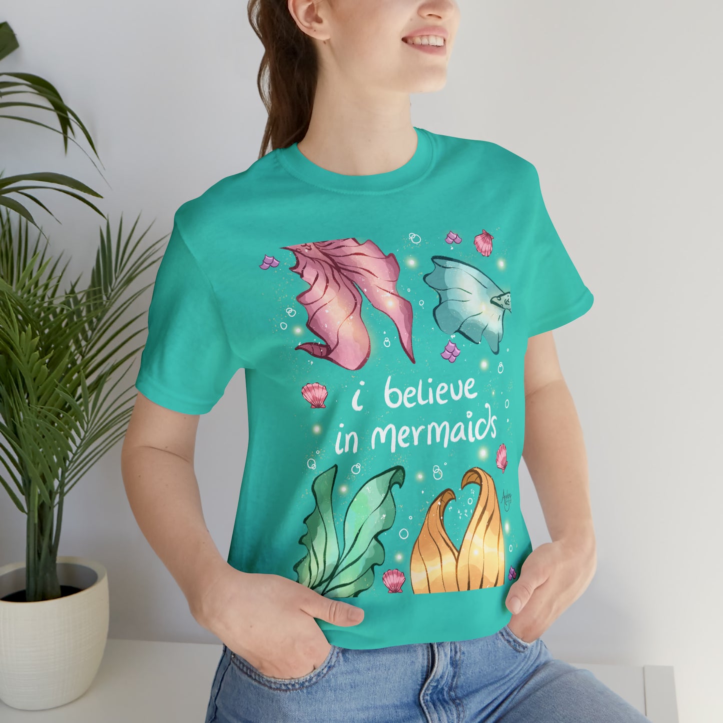 I Believe In Mermaids Premium Short Sleeve Tee