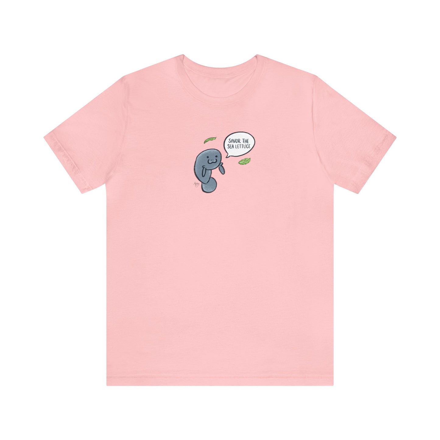 Savor The Sea Lettuce Manatee Premium Short Sleeve Tee