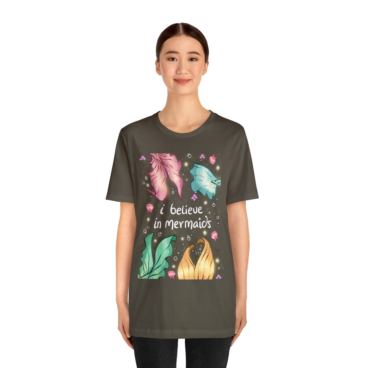 I Believe In Mermaids Premium Short Sleeve Tee