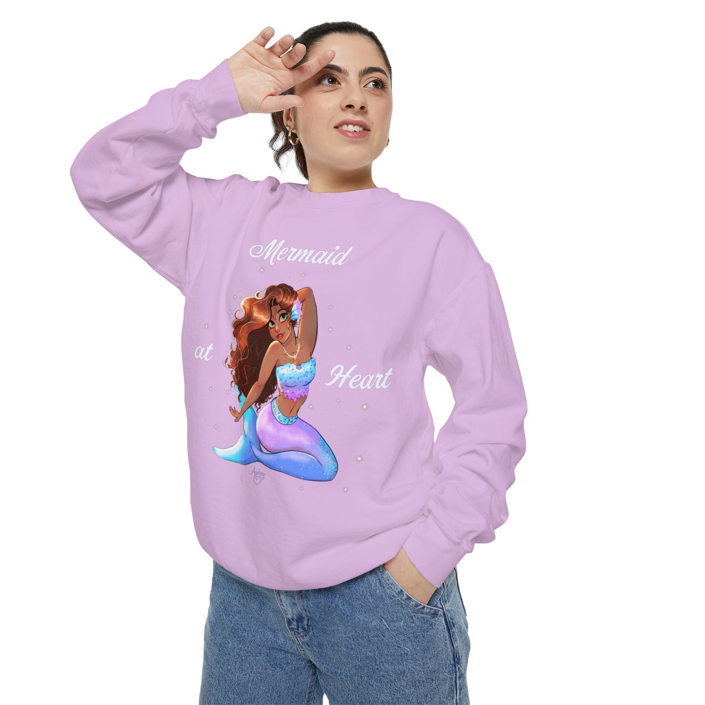 Mermaid at Heart Crewneck Sweatshirt