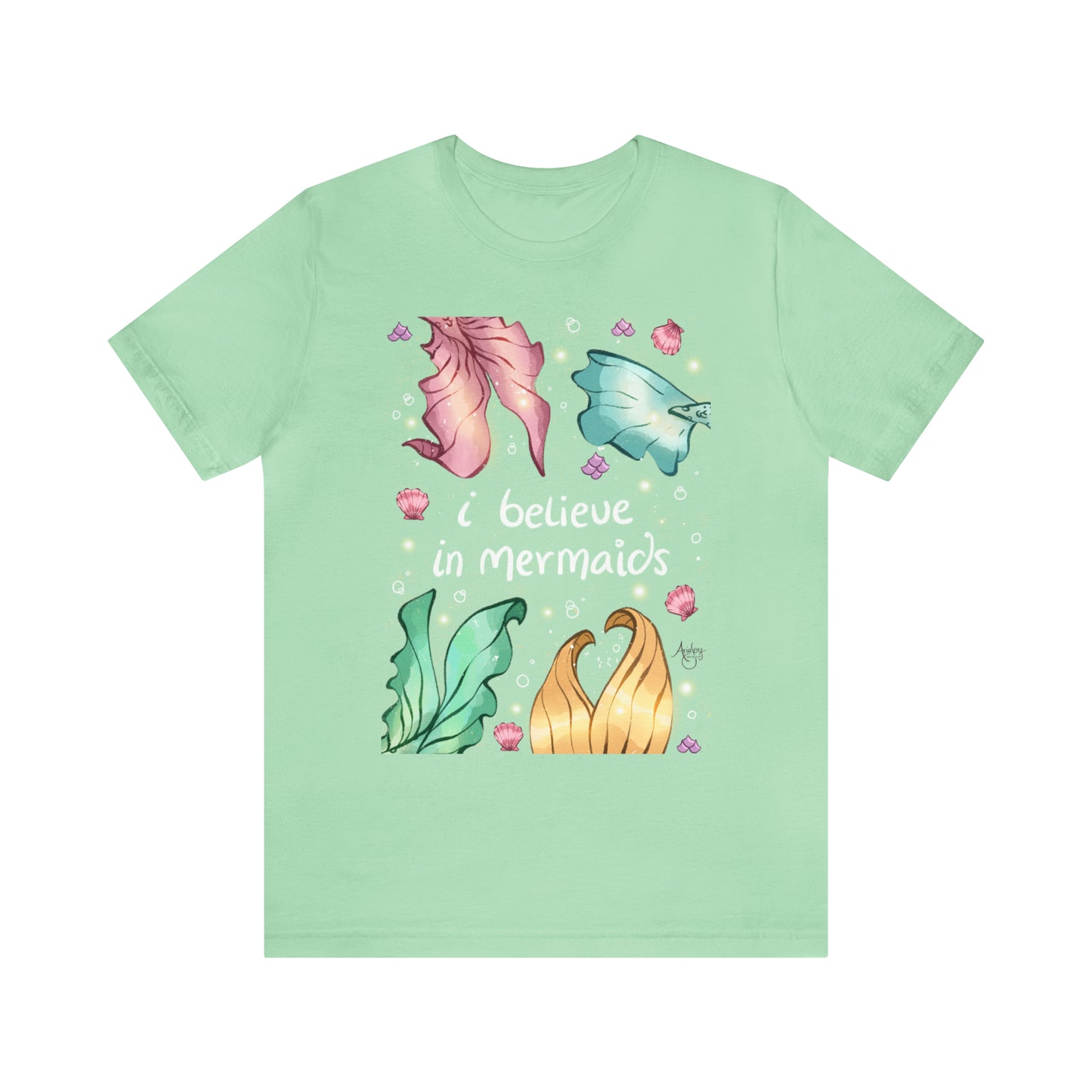 I Believe In Mermaids Premium Short Sleeve Tee