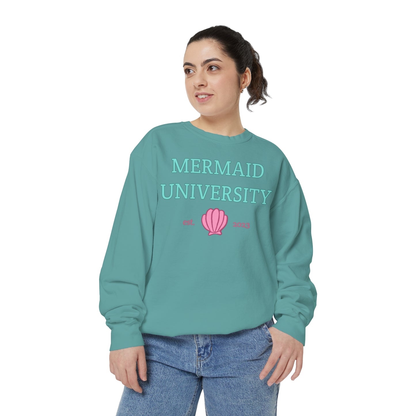 Mermaid University Crewneck Sweatshirt