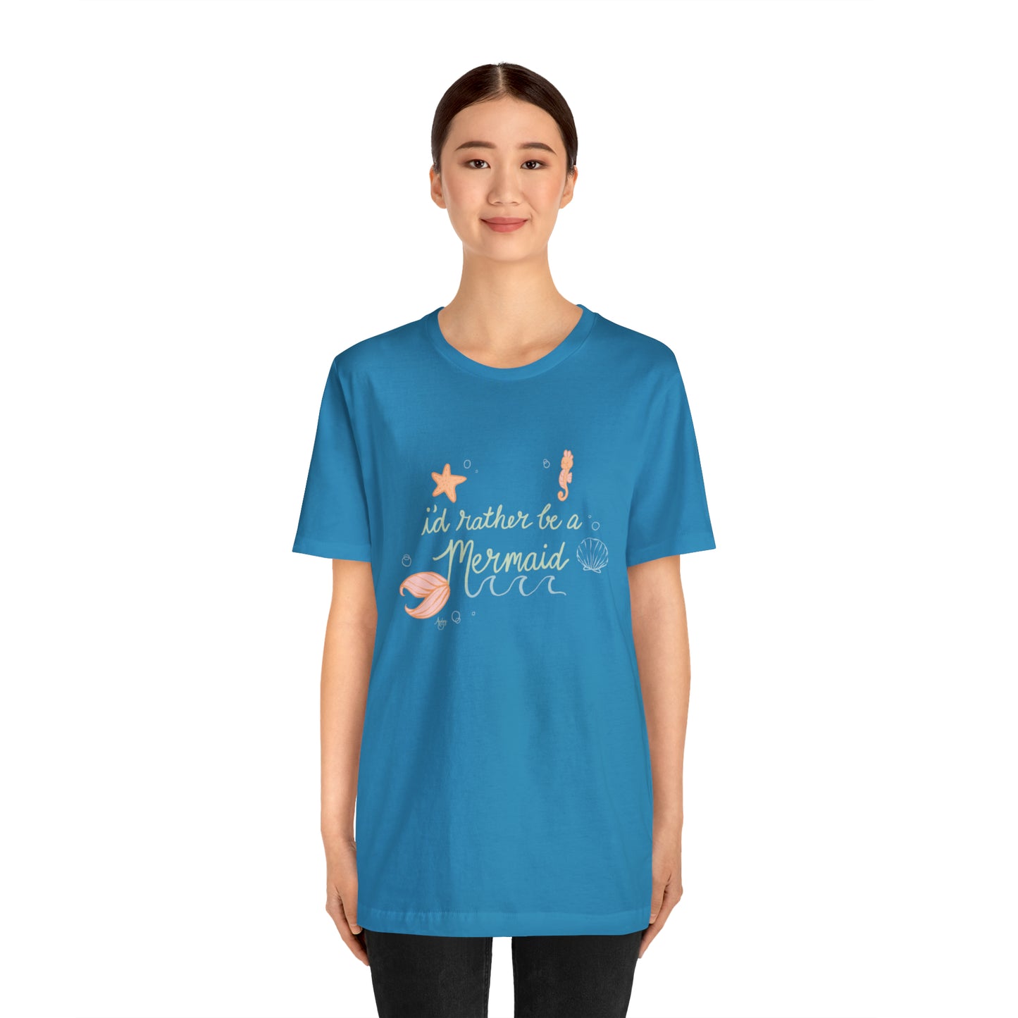 I'd Rather Be A Mermaid Premium T-shirt