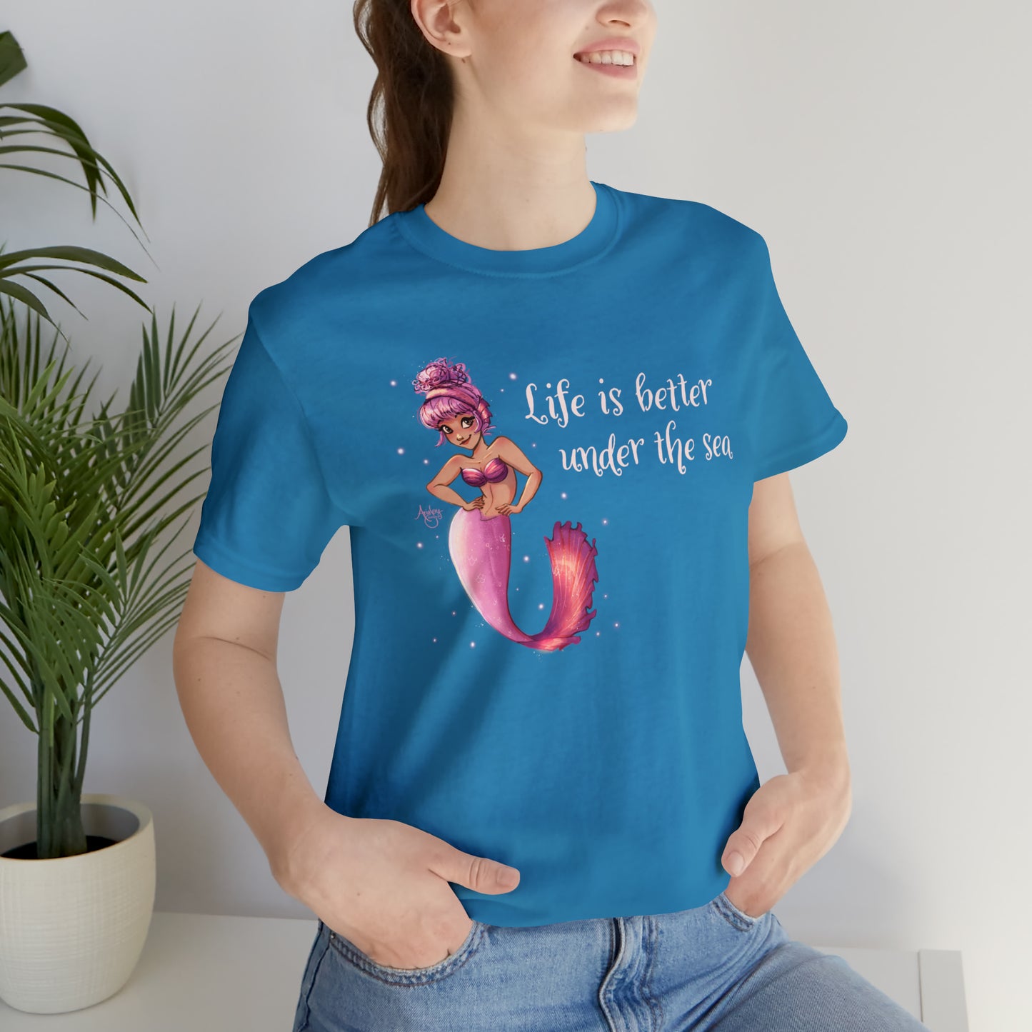 Life Is Better Under The Sea Premium Short Sleeve Tee