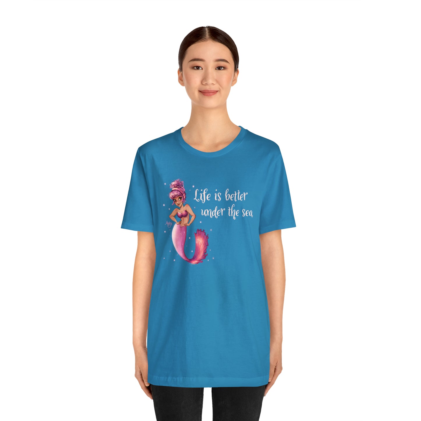 Life Is Better Under The Sea Premium Short Sleeve Tee