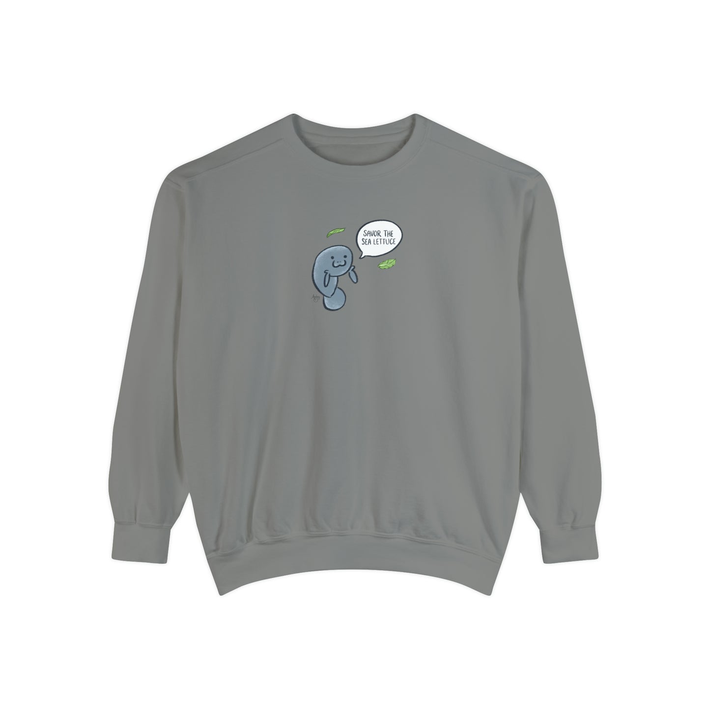 Savor The Sea Lettuce Manatee Crewneck Sweatshirt