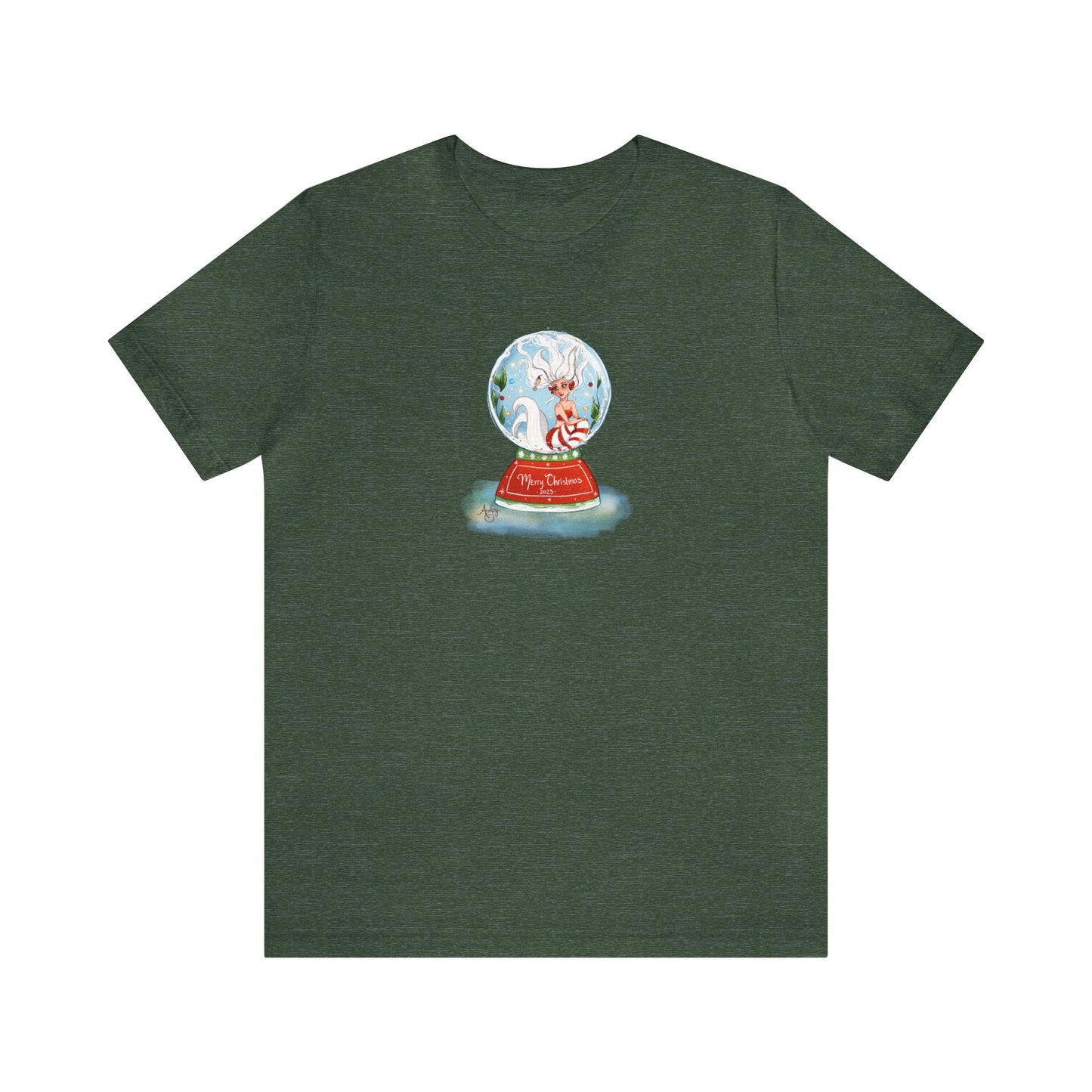 Christmas Mermaid 2023 Premium Short Sleeve Tee