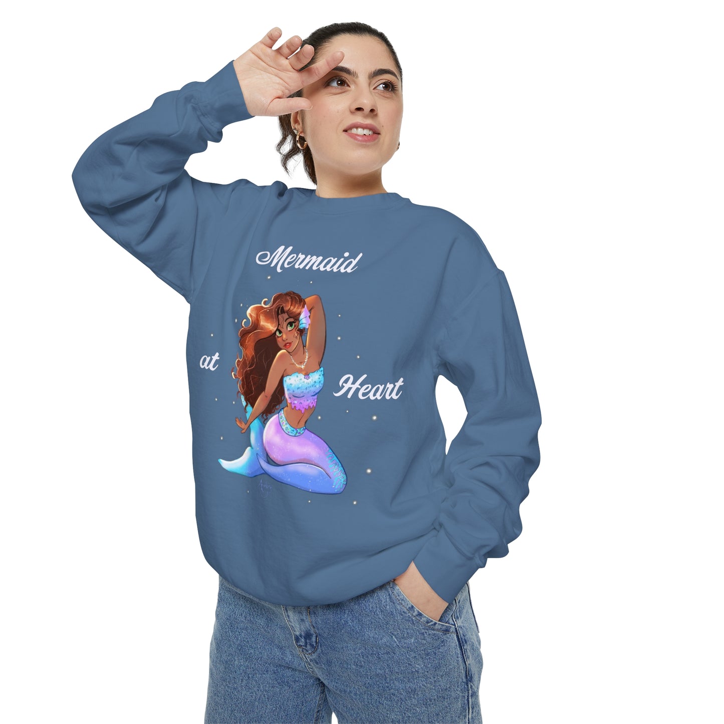 Mermaid at Heart Crewneck Sweatshirt