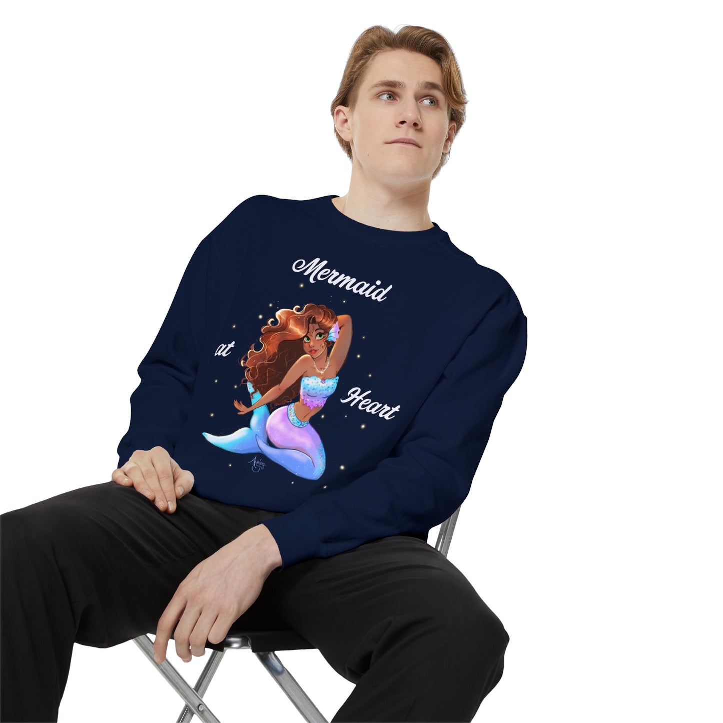 Mermaid at Heart Crewneck Sweatshirt