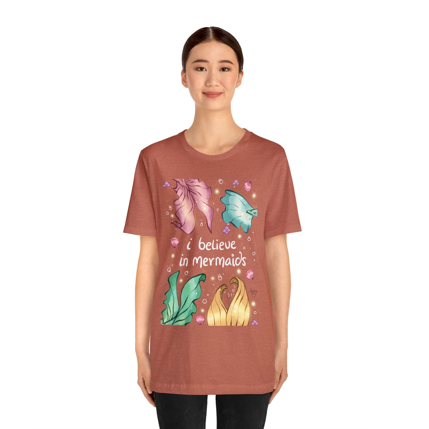 I Believe In Mermaids Premium Short Sleeve Tee