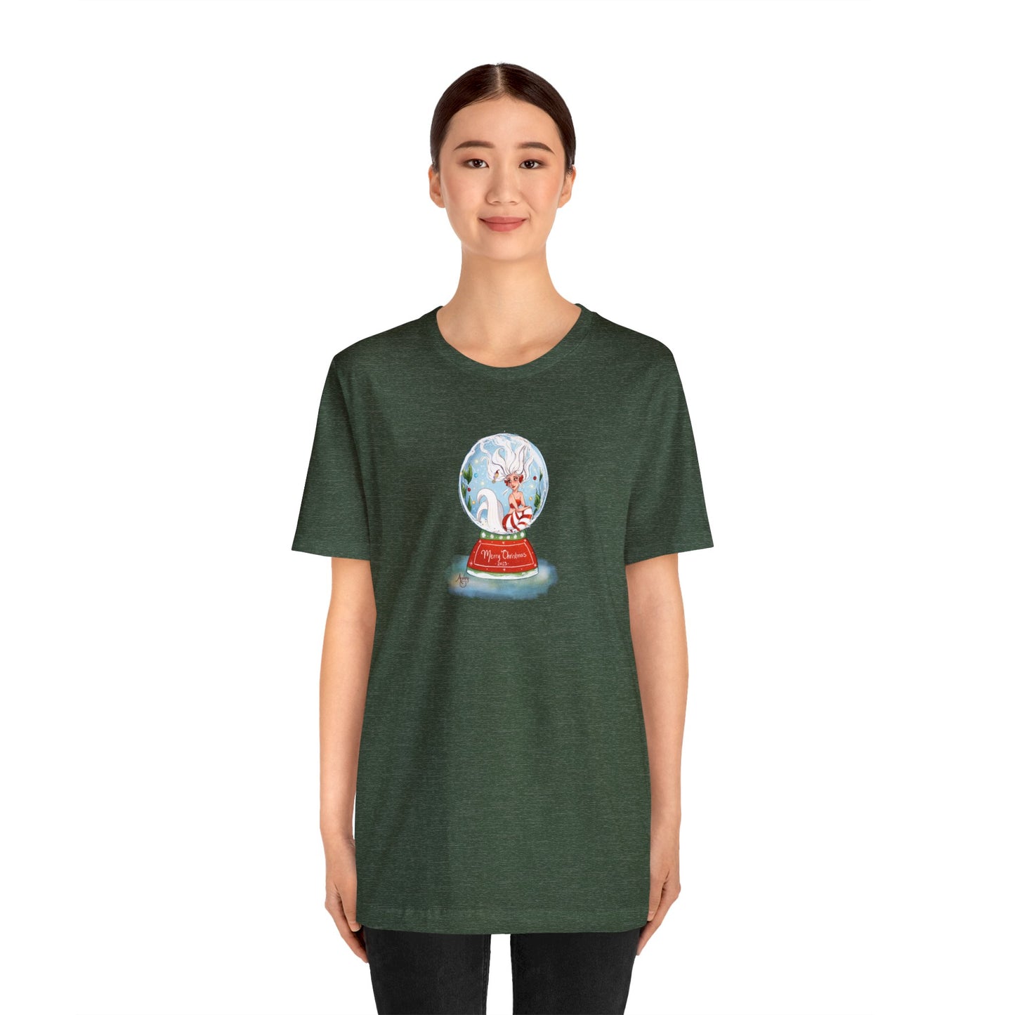 Christmas Mermaid 2023 Premium Short Sleeve Tee