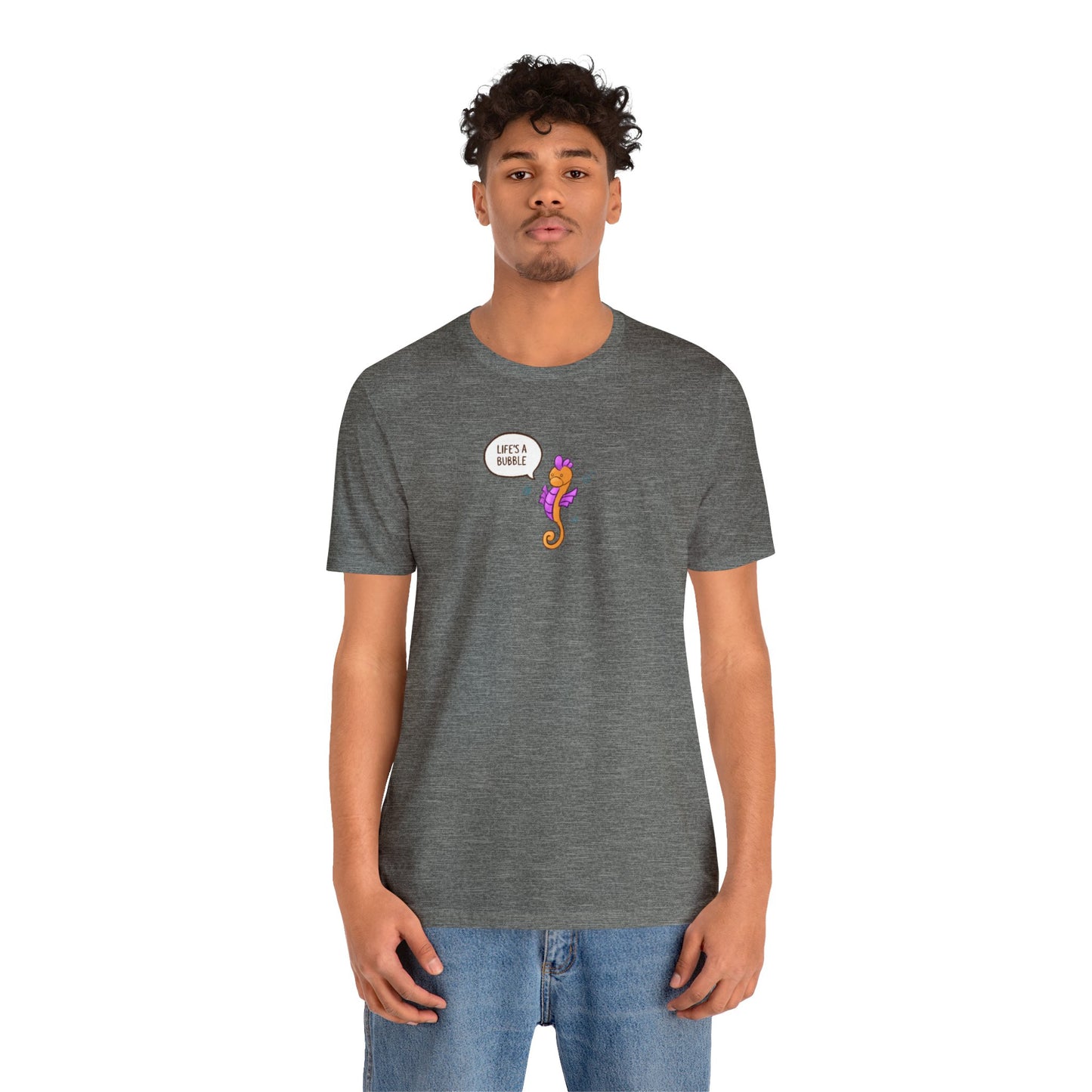 Life's A Bubble! Frito the Seahorse Series Premium Short Sleeve Tee