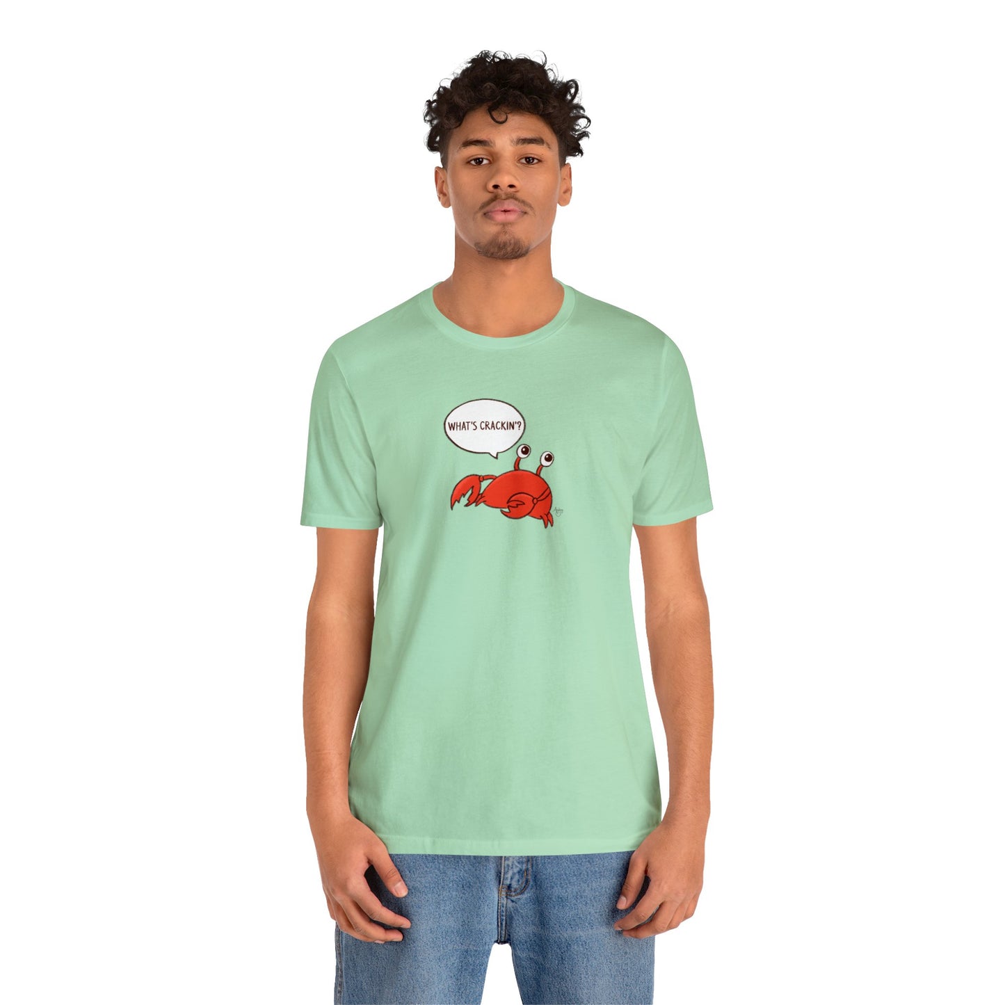 What's Crackin'? Crusty the Crab Series Premium Short Sleeve Tee