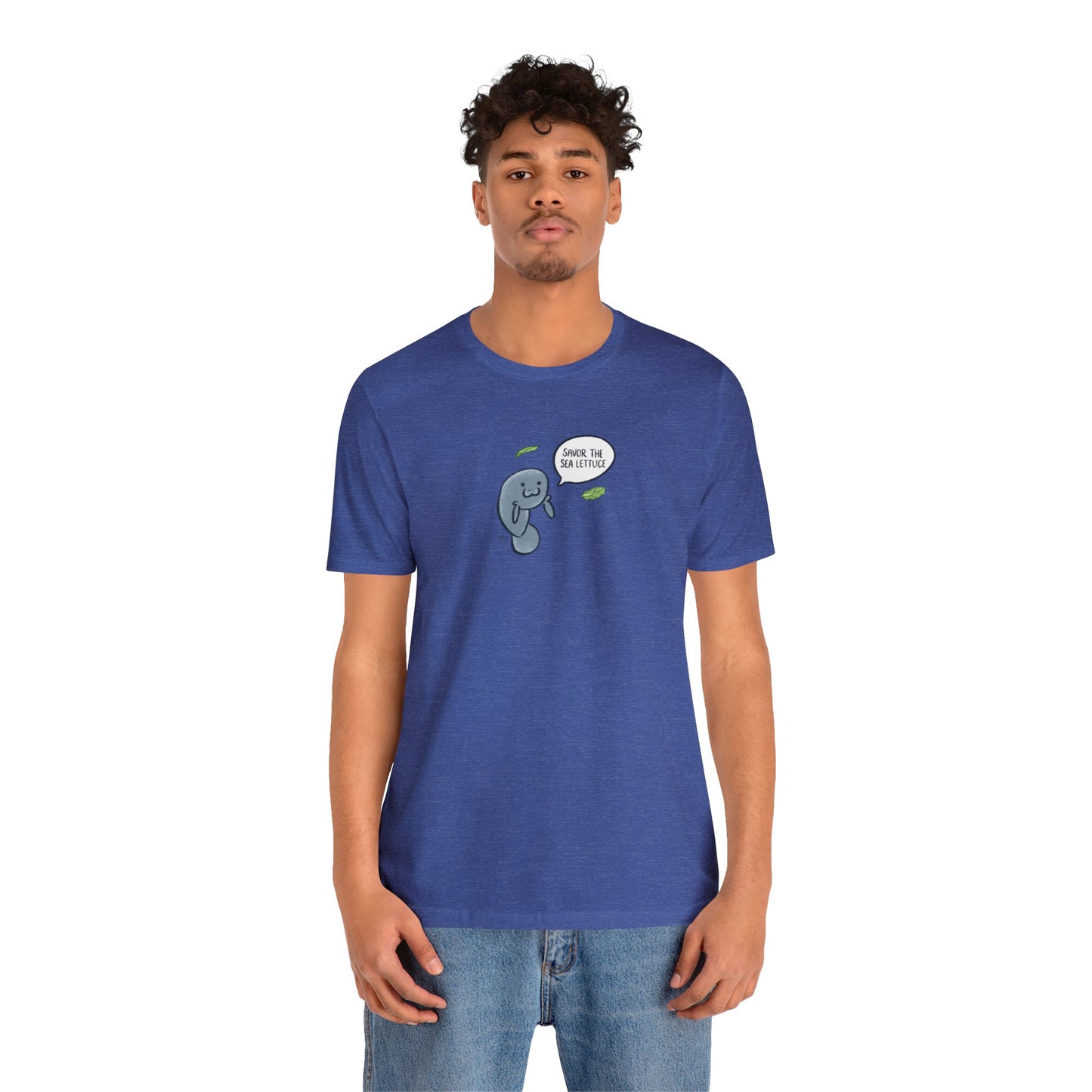 Savor The Sea Lettuce Manatee Premium Short Sleeve Tee