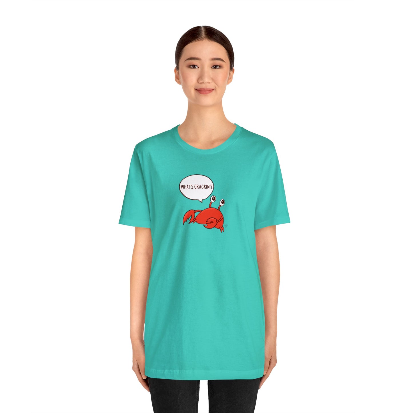What's Crackin'? Crusty the Crab Series Premium Short Sleeve Tee