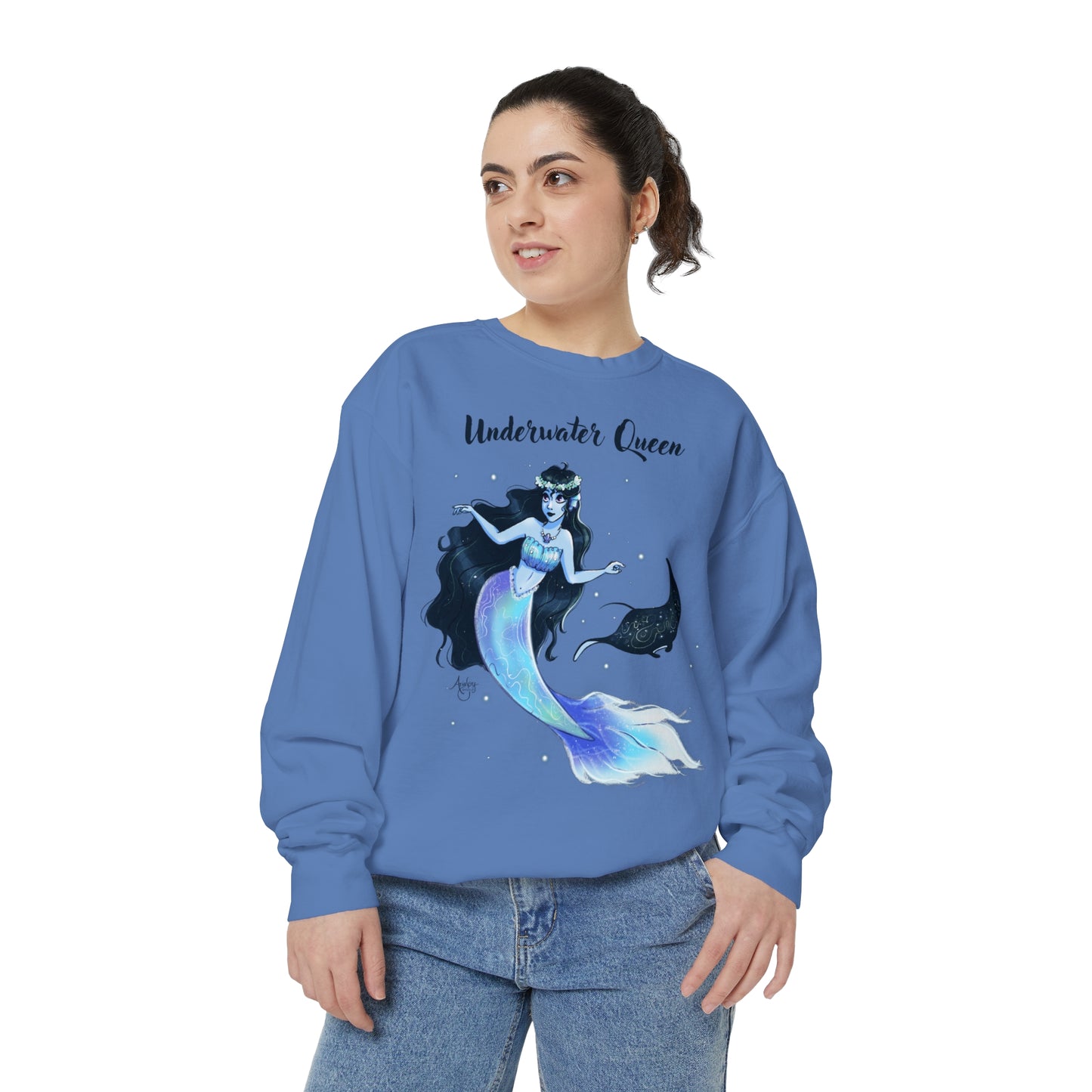 Underwater Queen Crewneck Sweatshirt
