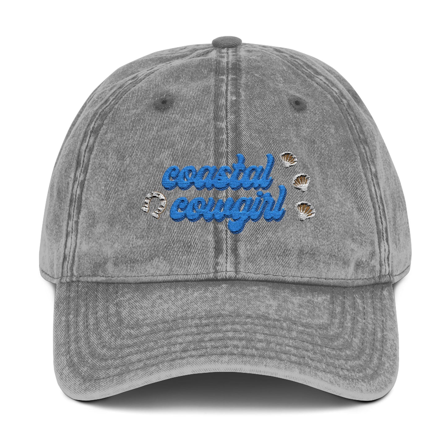 Coastal Cowgirl Vintage Embroidered Hat