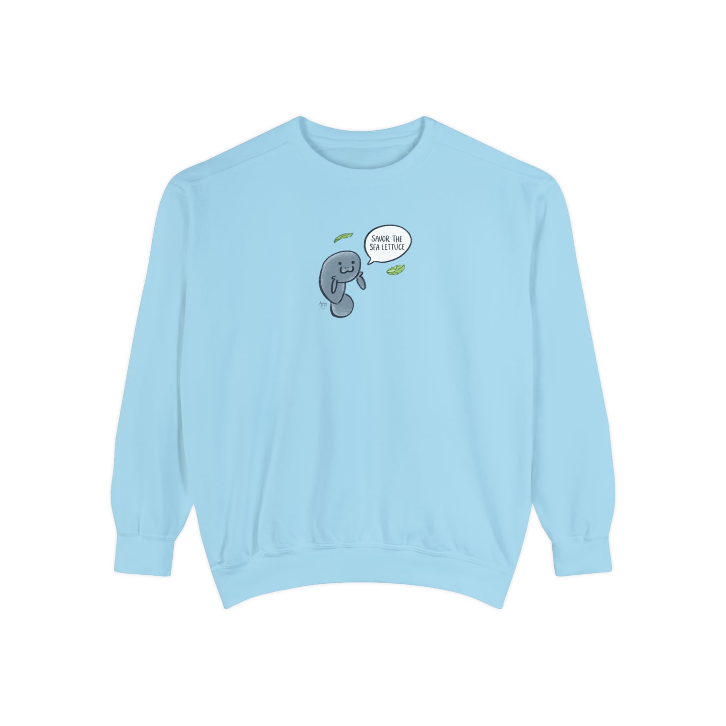 Savor The Sea Lettuce Manatee Crewneck Sweatshirt