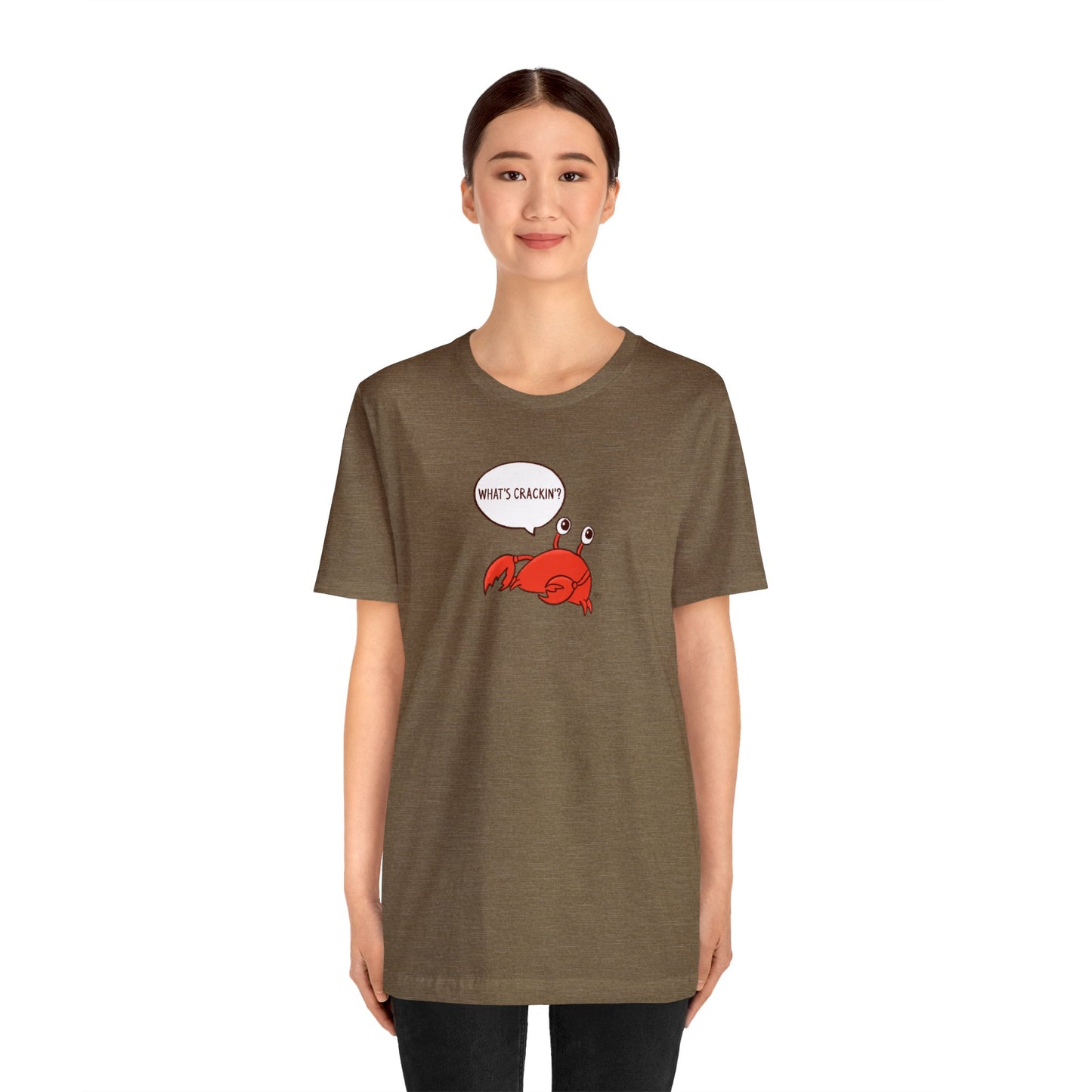 What's Crackin'? Crusty the Crab Series Premium Short Sleeve Tee