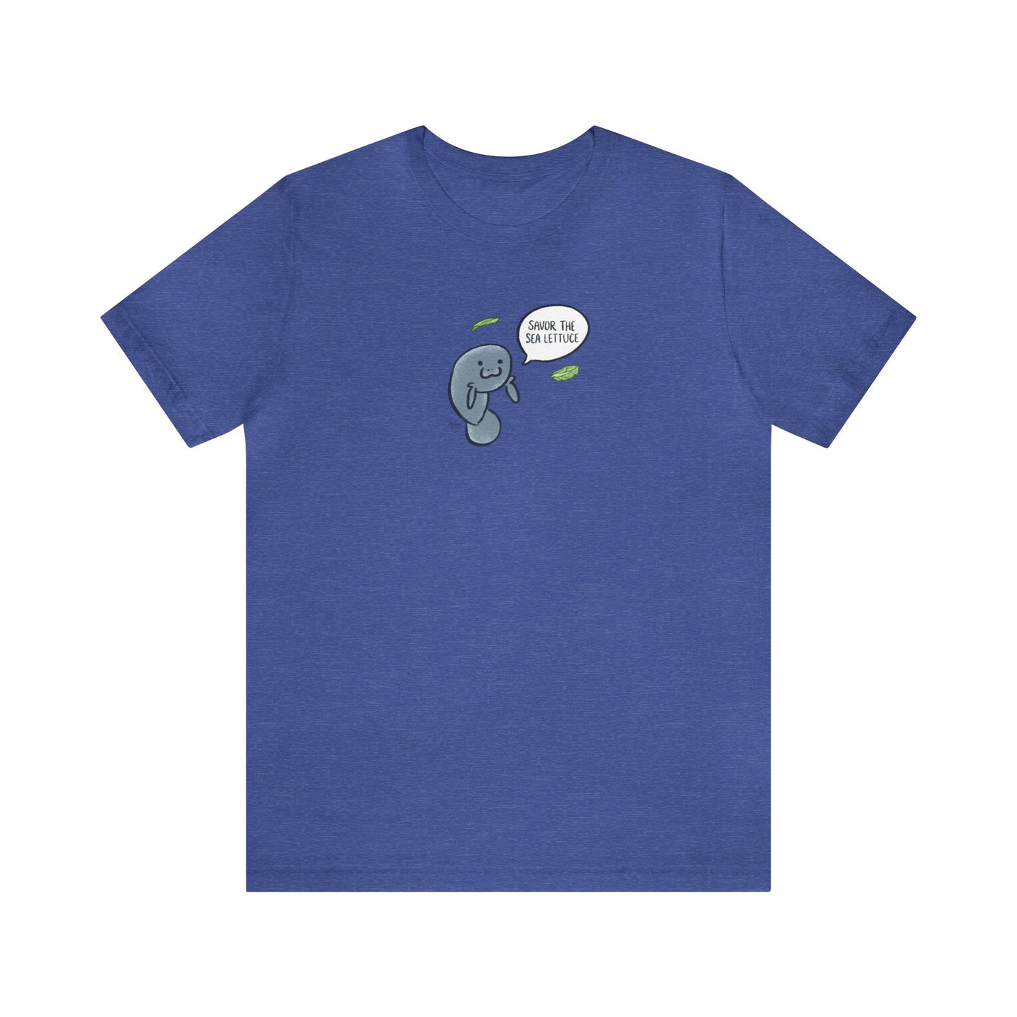 Savor The Sea Lettuce Manatee Premium Short Sleeve Tee